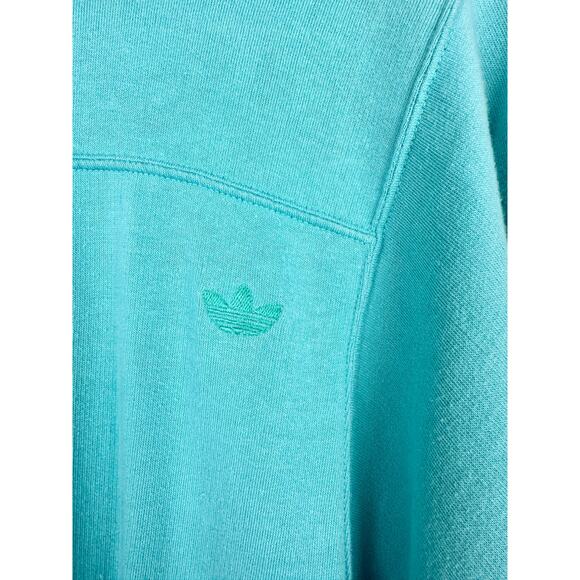 Vintage 80s Adidas Crewneck Sweatshirt Trefoil Logo Jumper Pullover Pockets - Picture 3 of 16